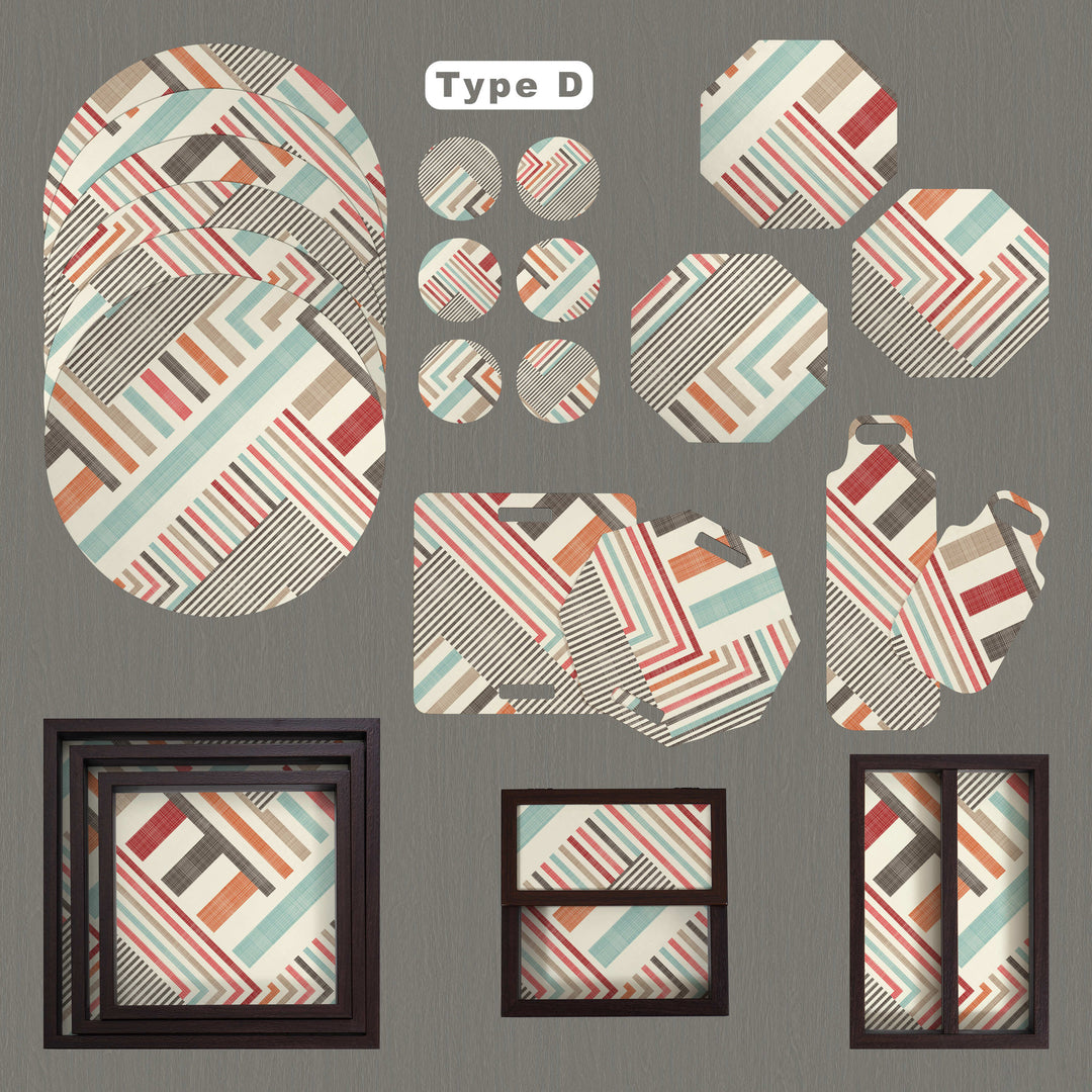 24 Pieces Table-Serveware Set Triometric