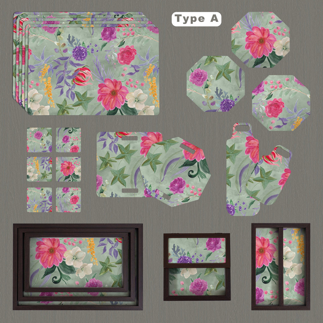 24 Pieces Table-Serveware Set Le Jardin