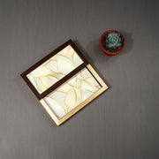 Golden Leaves Tissue Box