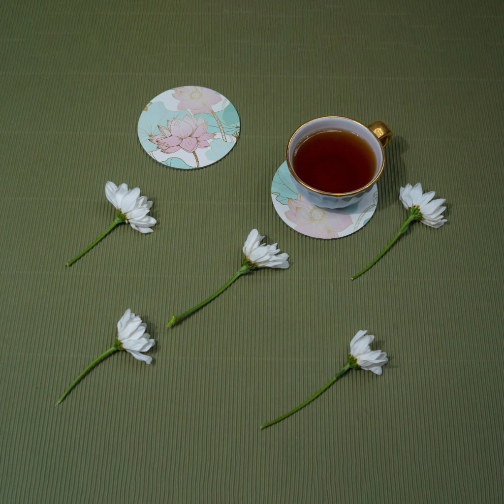 Divine lotus Coasters Round