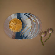 Golden Edge Table Placemats - Round