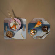 Golden Edge Platter Set