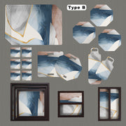 24 Pieces Table-Serveware Set Golden Edge