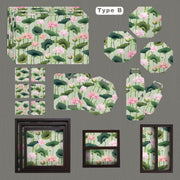 24 Pieces Table-Serveware Set Green Ochard