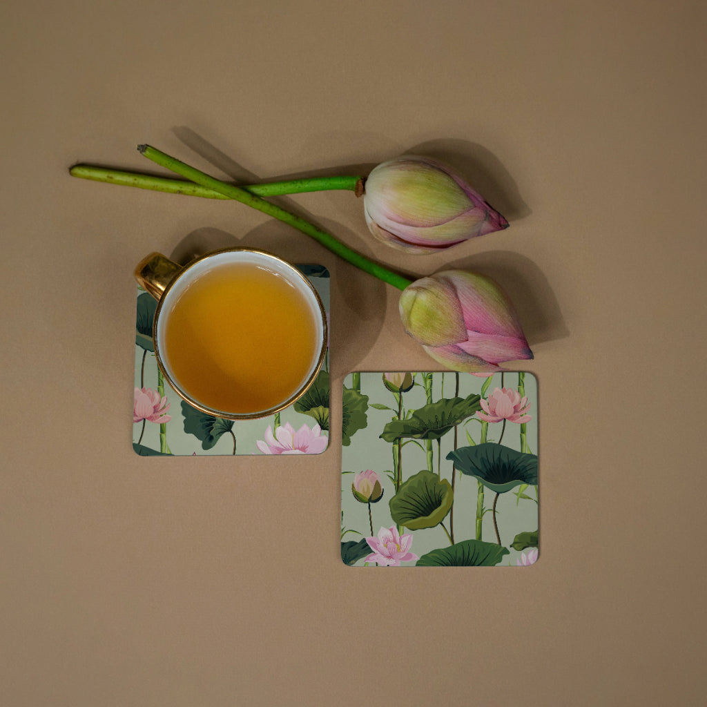 Green Ochard Coasters Square