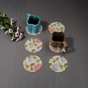 Gulmohar Coasters - Round