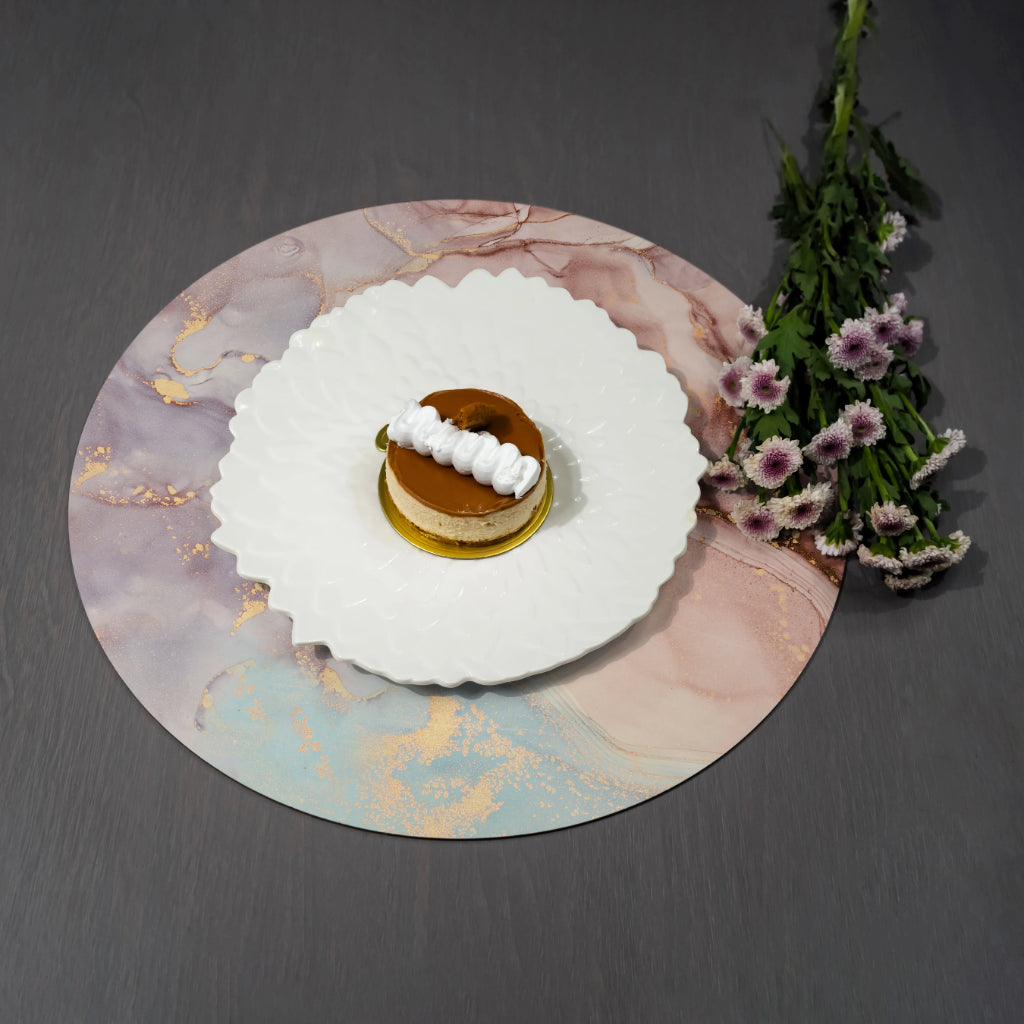 Lustre Round Table Placemats