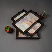 Lustre Tray Set - Rectangle