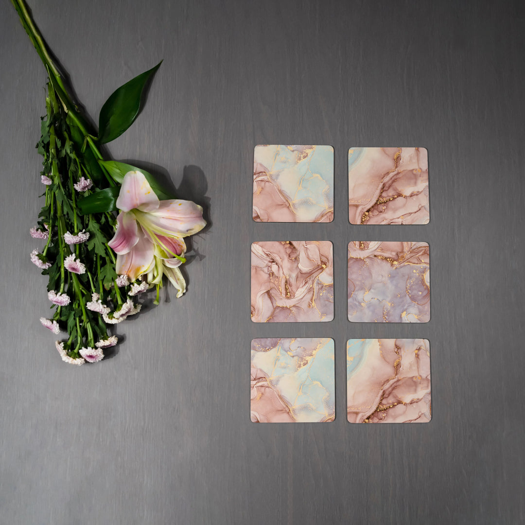 Lustre Coasters Square